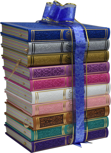 Set of 10 Colors Spectrum Quran 14*20 cm in different colors